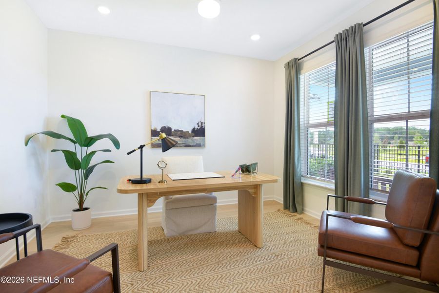Furnished interior view inside a new home in Amberly, Green Cove Springs (Image 13).