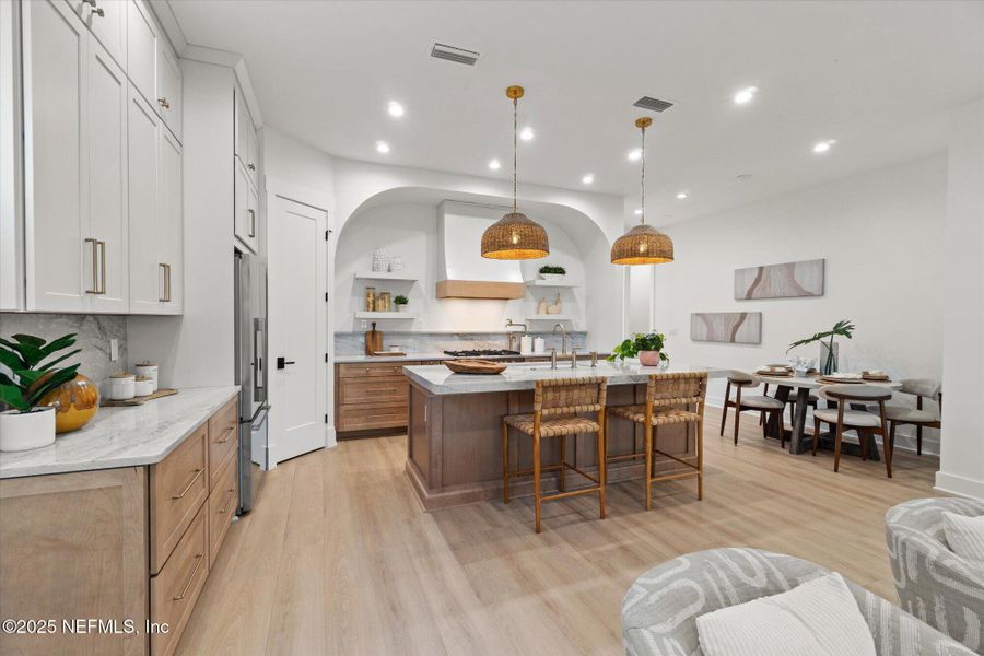 Furnished interior view inside a new home in , Jacksonville Beach (Image 4). Furnished interior view inside a new home in , Jacksonville Beach (Image 4).