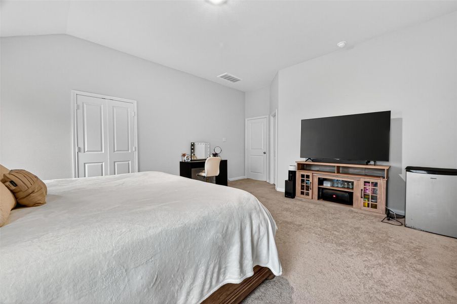 Alternate view of the primary bedroom. Bathroom located on the left hand side. Alternate view of the primary bedroom. Bathroom located on the left hand side.