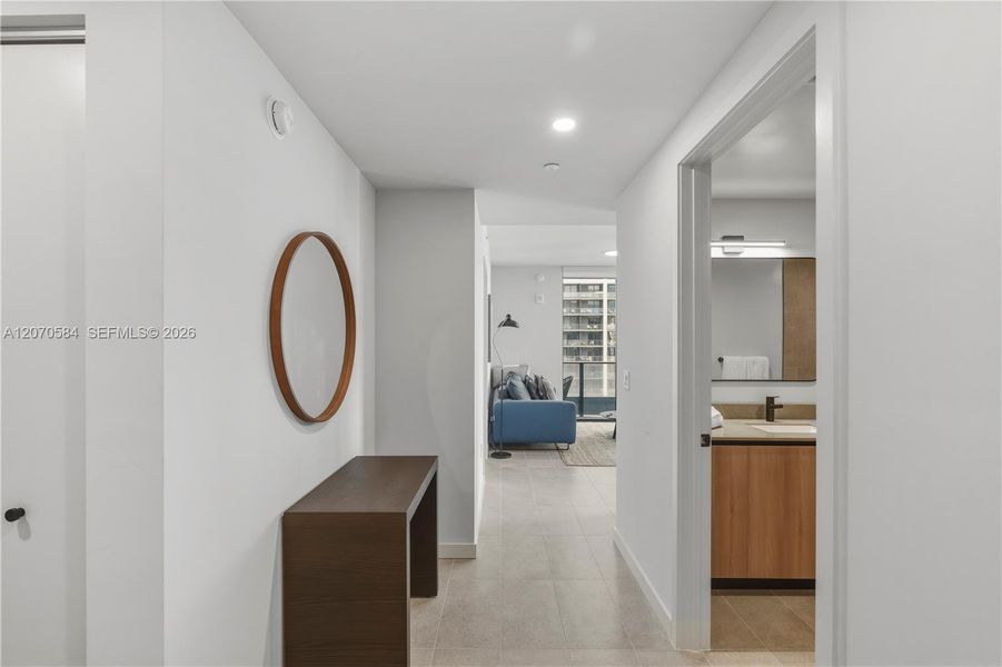 Furnished interior view inside a new home in , Miami (Image 34). Furnished interior view inside a new home in , Miami (Image 34).