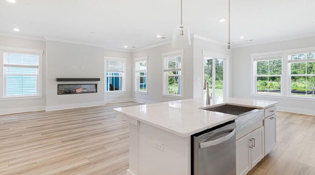 Furnished interior view inside a new home in Midtown at Nexton, Summerville (Image 9).