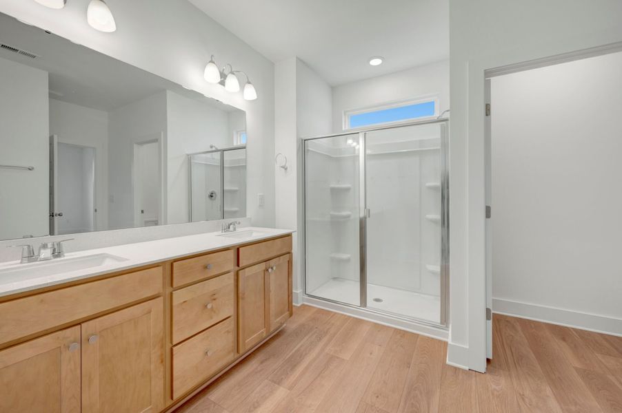Furnished interior view inside a new home in Fox Field Farms, Broadway (Image 11).