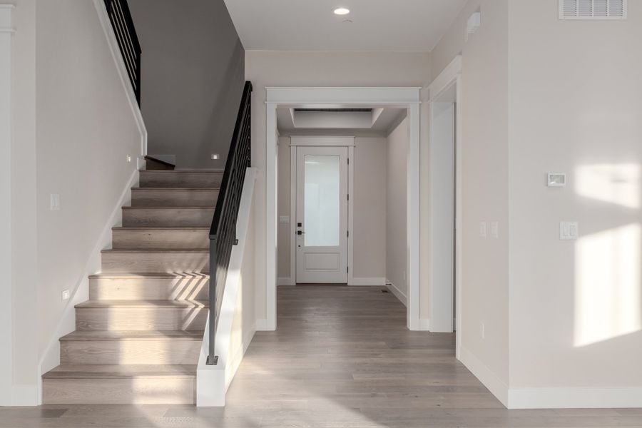 Representative unfurnished interior of a home built from the Luxe by Scott Felder Homes in Westerly, Erie (Image 14).