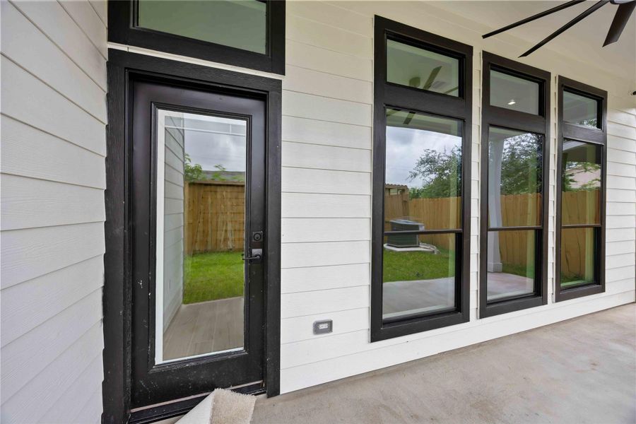 Exterior details and patio area of a home in , Houston (Image 20). Exterior details and patio area of a home in , Houston (Image 20).