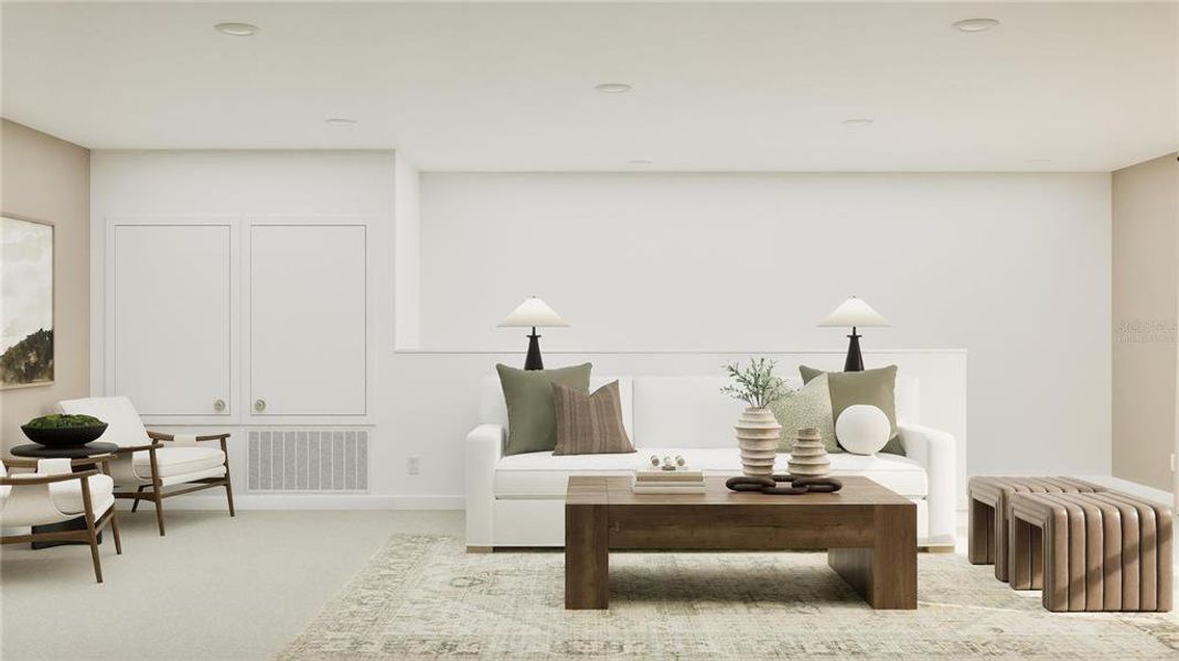 Furnished interior view inside a new home in Sugarloaf Ridge, Minneola (Image 3).