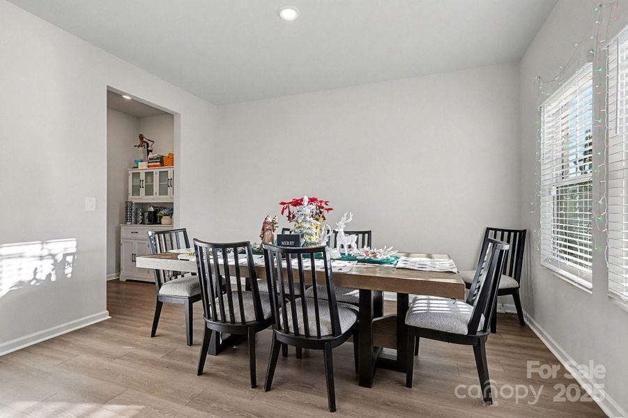 Furnished interior view inside a new home in Shepherds Landing, Mooresville (Image 18).