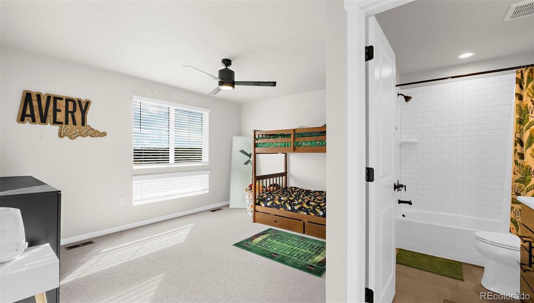 Furnished interior view inside a new home in , Colorado Springs (Image 15).