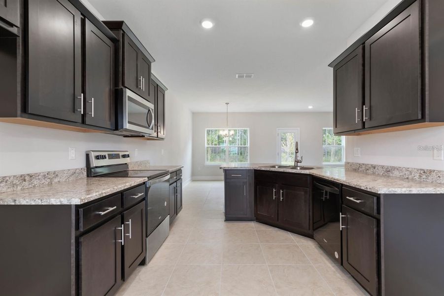 Furnished interior view inside a new home in Palm Coast, Palm Coast (Image 3). Furnished interior view inside a new home in Palm Coast, Palm Coast (Image 3).
