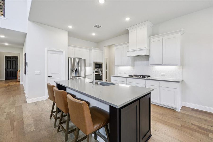 Furnished interior view inside a new home in Glenwood Meadows, Denton (Image 6).