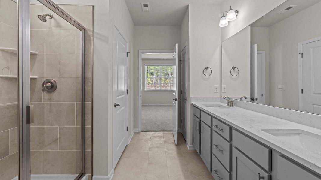 Representative furnished interior of a home built from the Bristol by D.R. Horton in South Pinehurst Cottages, Pinehurst (Image 8). Representative furnished interior of a home built from the Bristol by D.R. Horton in South Pinehurst Cottages, Pinehurst (Image 8).