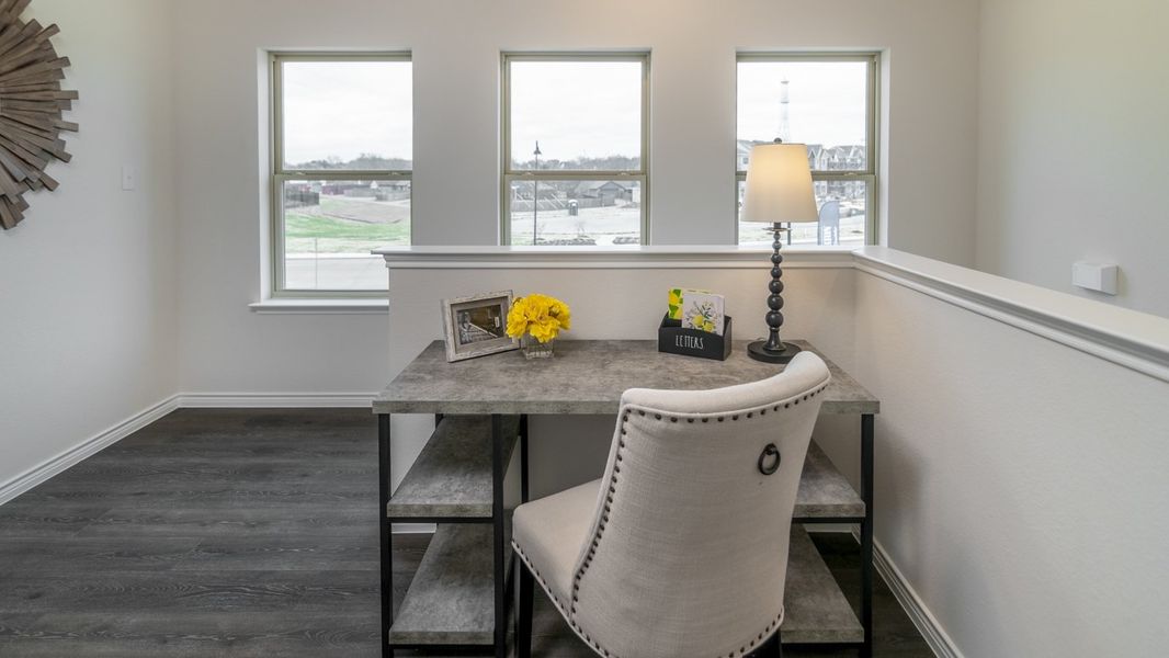 Furnished interior view inside a new home in Liberty Crossing, Royse City (Image 18).