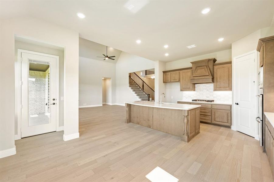 Furnished interior view inside a new home in Timberbrook 3B-4A, Justin (Image 10). Furnished interior view inside a new home in Timberbrook 3B-4A, Justin (Image 10).