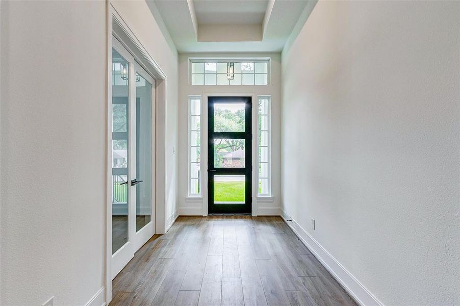 An alternate view of the gorgeous front foyer.