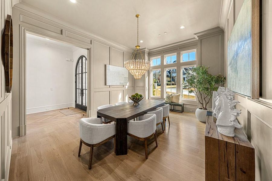 Furnished interior view inside a new home in , Milton (Image 58).