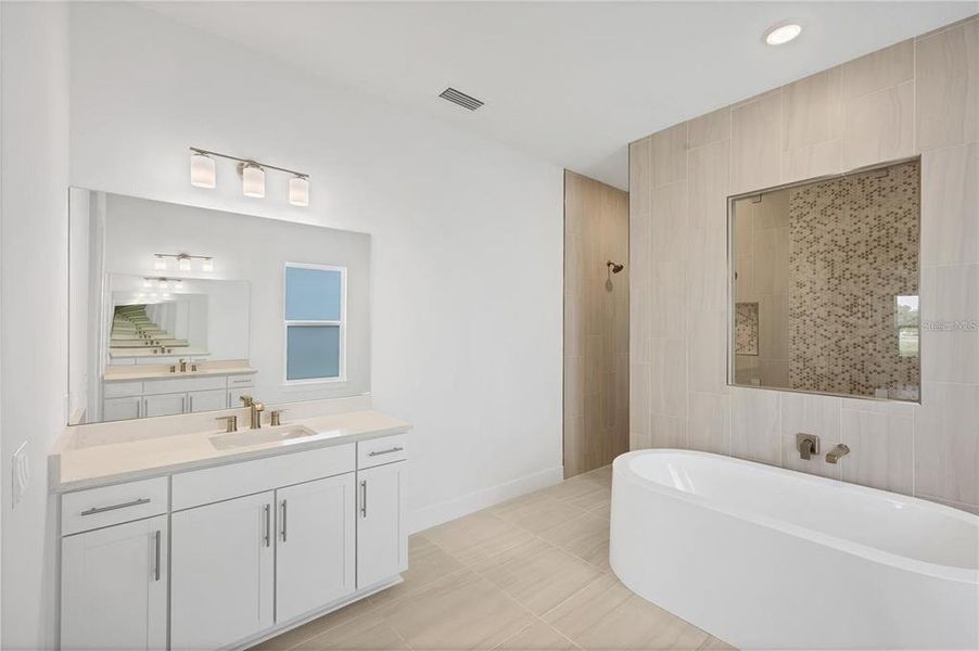 Furnished interior view inside a new home in Gracewater at Sarasota, Sarasota (Image 12).