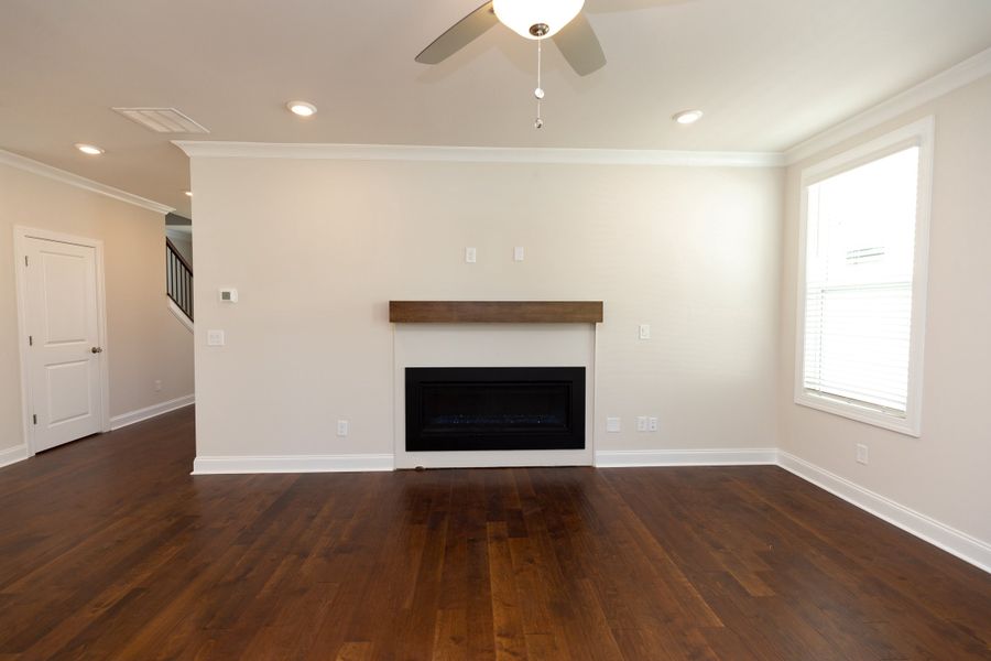 Representative unfurnished interior of a home built from the The Kincaid by The Providence Group in Waterhaven, Cumming (Image 44).