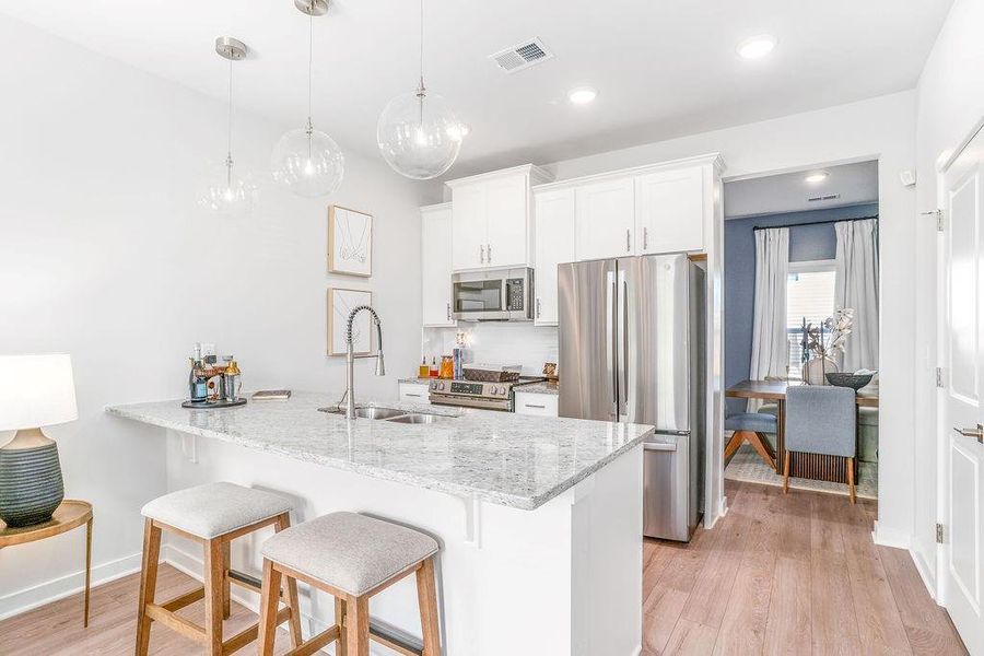 Furnished interior view inside a new home in The Cottages at East Lanier, Fayetteville (Image 17).