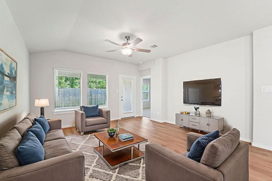 Photo is not of the actual home, but is an inspirational photo of builder’s model home and may depict options, furnishings, and/or decorator features that are not included