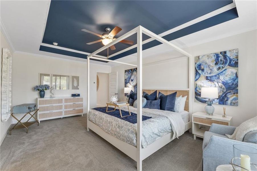 Furnished interior view inside a new home in Somerset at Riverbrook, Gainesville (Image 7).