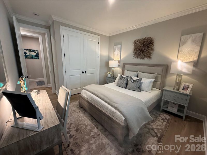 Furnished interior view inside a new home in The Townes at Wade Ardrey, Charlotte (Image 10).
