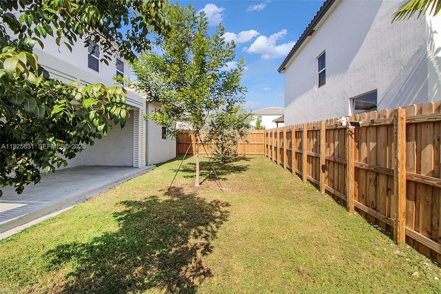 Exterior details and patio area of a home in , Homestead (Image 27). Exterior details and patio area of a home in , Homestead (Image 27).