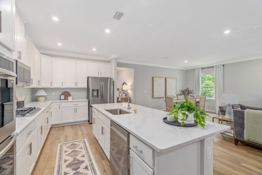 Representative furnished interior of a home built from the Miramar by Maronda Homes in Bellview Pointe, Bellview (Image 9).