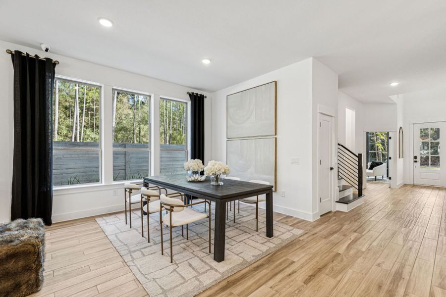 Representative furnished interior of a home built from the Iredell by Pulte Homes in Corley Farms, Boerne (Image 15).