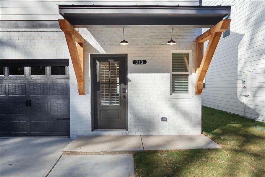 Exterior details and patio area of a home in , Cleveland (Image 2). Exterior details and patio area of a home in , Cleveland (Image 2).
