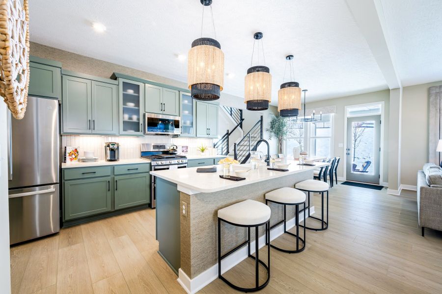 Representative furnished interior of a home built from the Wyatt by Fischer Homes in Twin Lakes, Hoschton (Image 4).