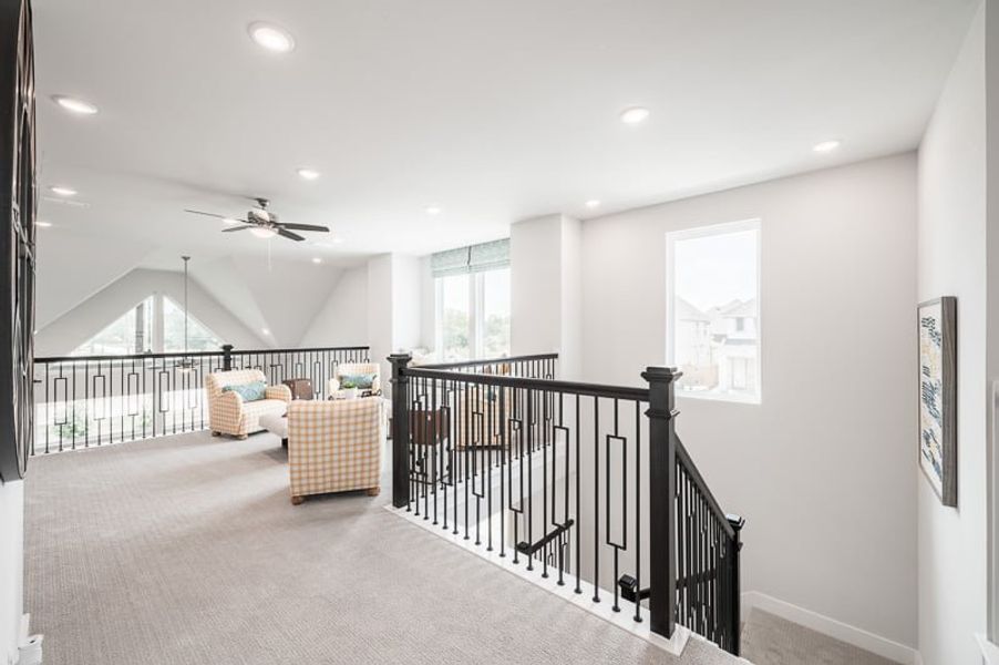 Representative furnished interior of a home built from the Tanager by Tri Pointe Homes in Oakhill Reserve 45’, Tomball (Image 22). Representative furnished interior of a home built from the Tanager by Tri Pointe Homes in Oakhill Reserve 45’, Tomball (Image 22).