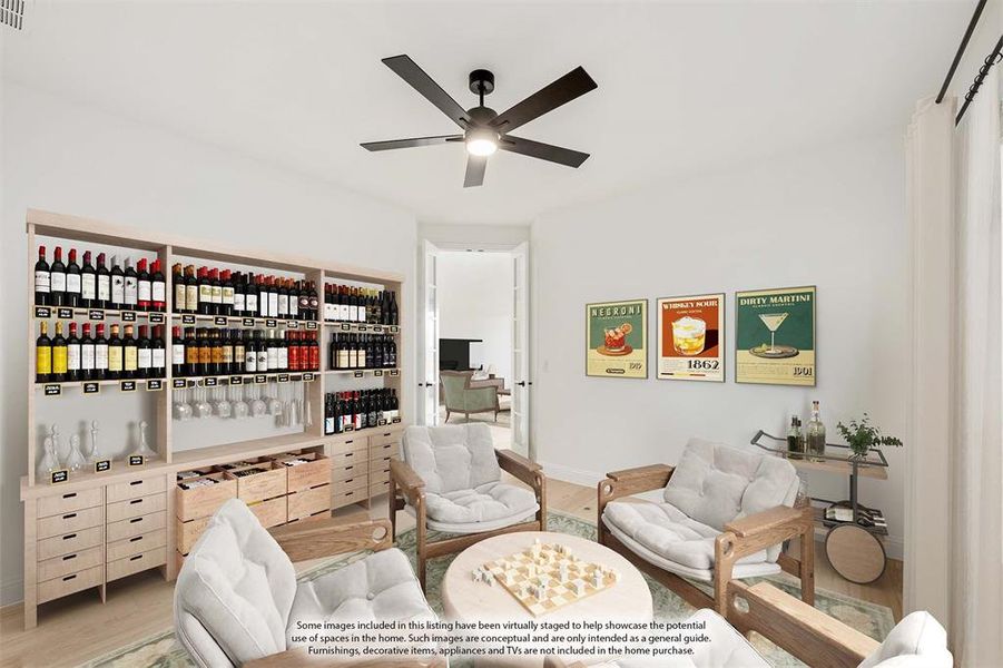 Furnished interior view inside a new home in Willow Wood, McKinney (Image 7).