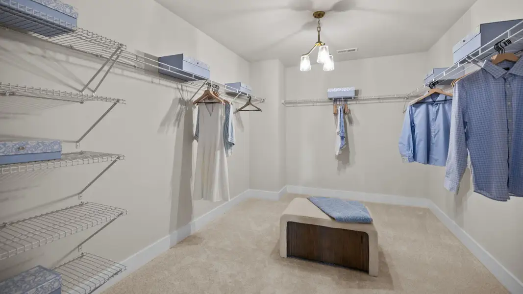 The Stonefield Plan by DRB Homes in McBride Indian Trail, NC - Primary Walk in Closet