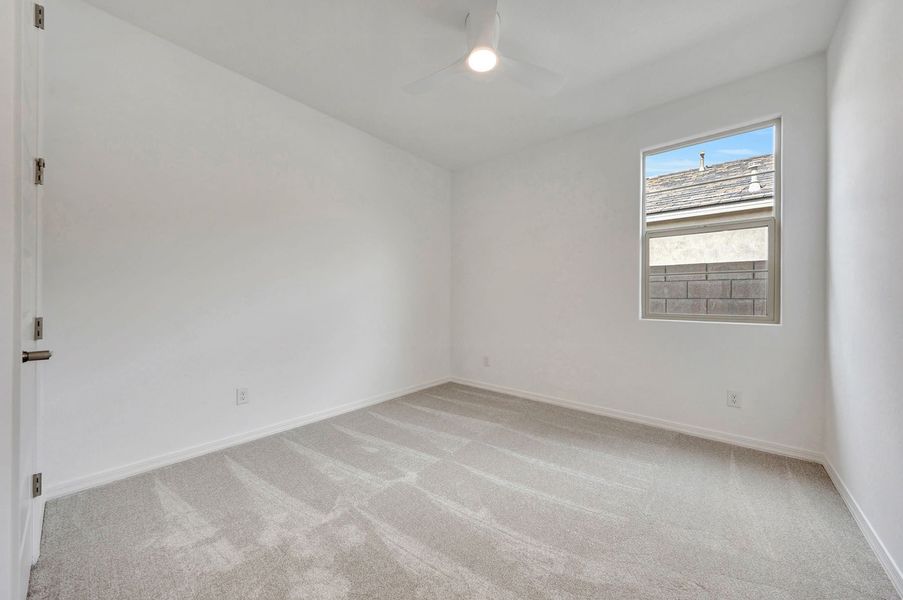 Representative unfurnished interior of a home built from the Mercury by Mattamy Homes in Las Ventanas, Goodyear (Image 27). Representative unfurnished interior of a home built from the Mercury by Mattamy Homes in Las Ventanas, Goodyear (Image 27).