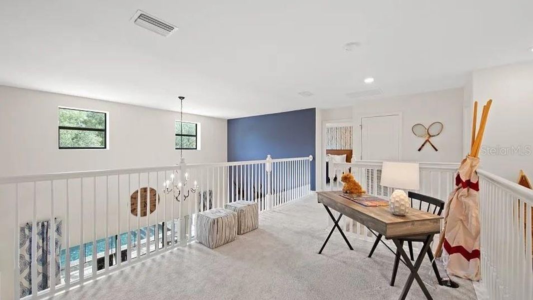 Furnished interior view inside a new home in Rye Ranch: Manor Homes, Parrish (Image 7). Furnished interior view inside a new home in Rye Ranch: Manor Homes, Parrish (Image 7).