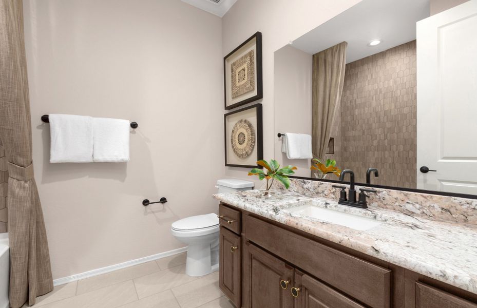 Representative furnished interior of a home built from the Bergamot by Del Webb in Sun City Anthem at Merrill Ranch, Florence (Image 8).