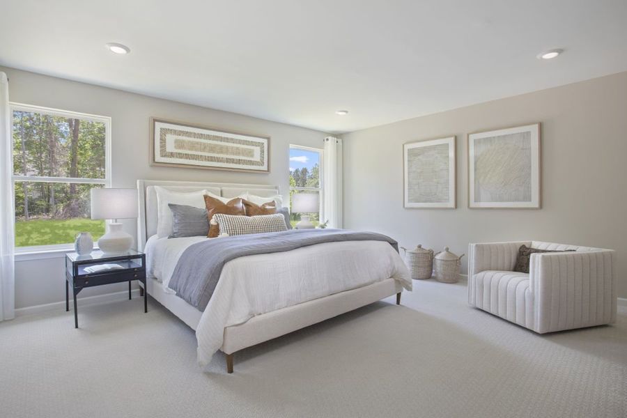 Representative furnished interior of a home built from the 2340 by KB Home in Bella Vista Heritage, Denver (Image 3).