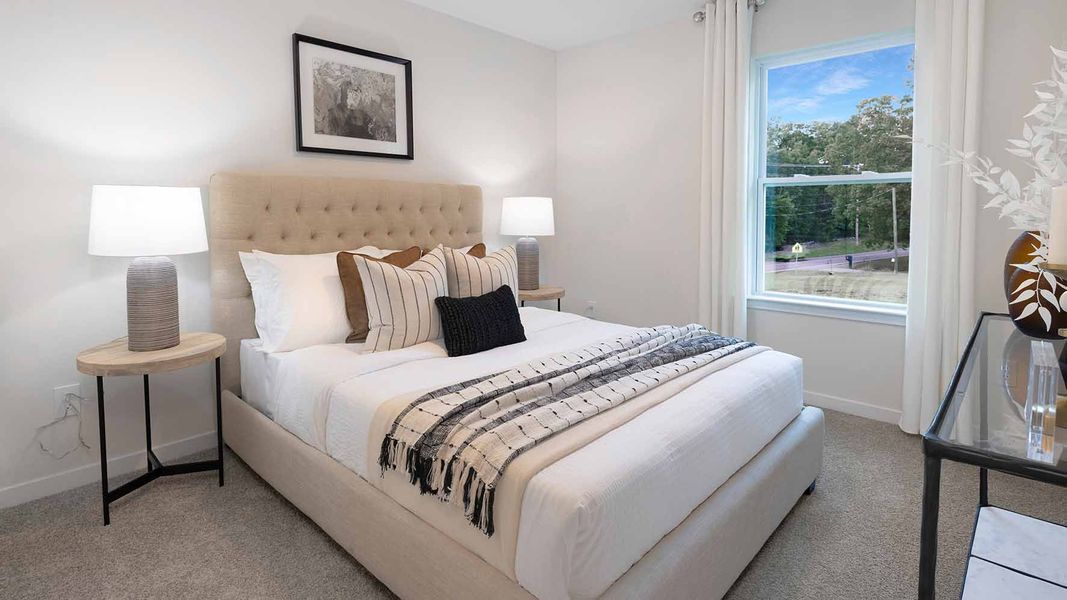 Furnished interior view inside a new home in Brinkley Ridge, Kings Mountain (Image 16).