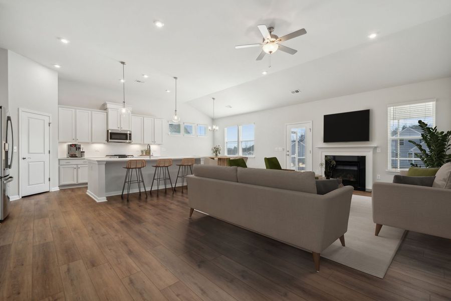 Representative furnished interior of a home built from the The Wallace by Stanley Martin Homes in The Retreat at Laurelbrook, Sherrills Ford (Image 4).