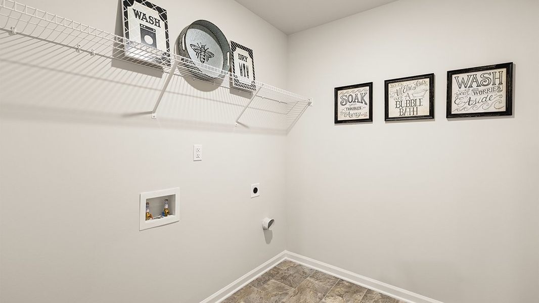 Representative furnished interior of a home built from the Elle by D.R. Horton in Highland Hills, Graniteville (Image 38). Representative furnished interior of a home built from the Elle by D.R. Horton in Highland Hills, Graniteville (Image 38).