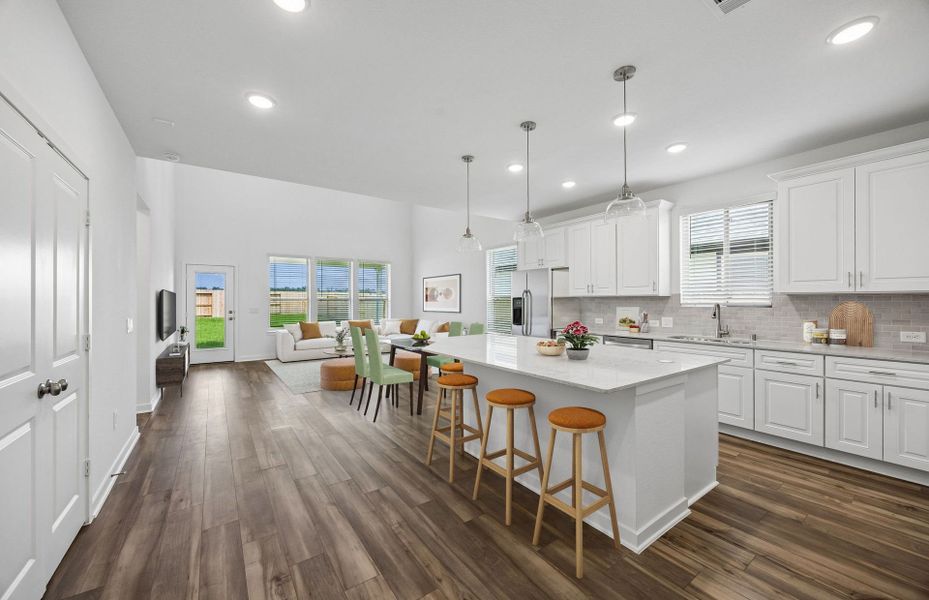 Furnished interior view inside a new home in Mavera, Conroe (Image 14).