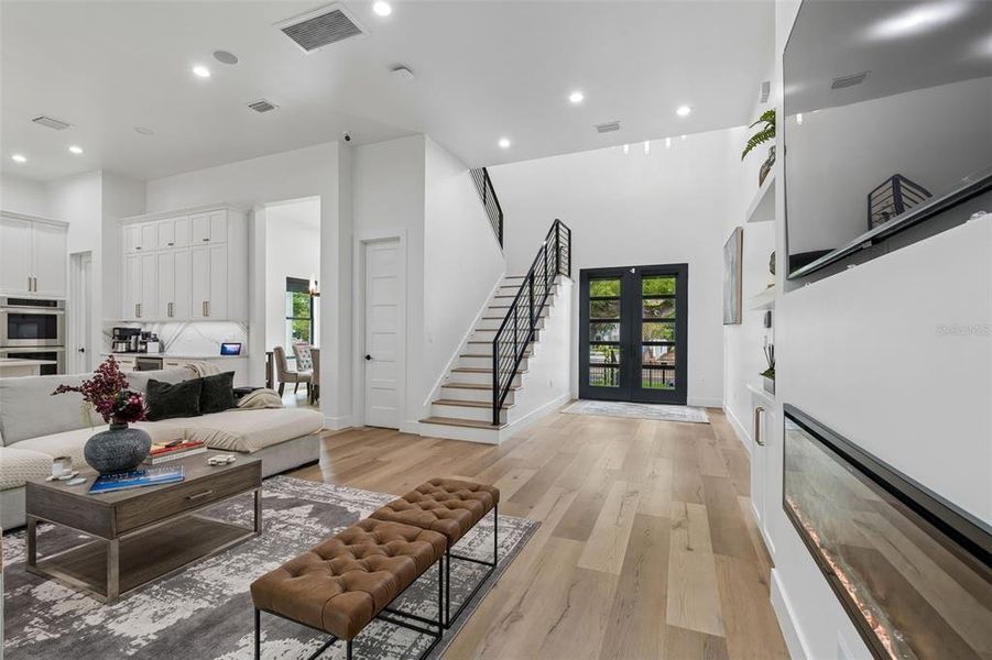 Furnished interior view inside a new home in , Tampa (Image 9). Furnished interior view inside a new home in , Tampa (Image 9).