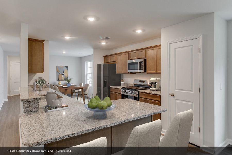 Furnished interior view inside a new home in Ellington, Elgin (Image 7).
