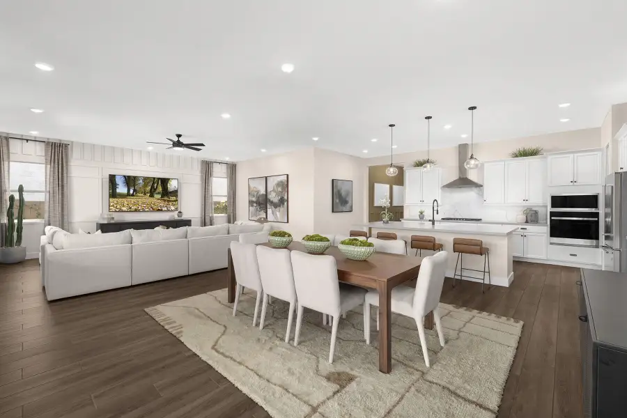 Representative furnished interior of a home built from the Garnet by Mattamy Homes in Landmarke, Queen Creek (Image 6).