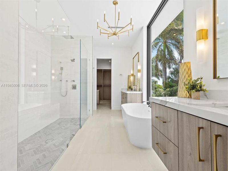 Furnished interior view inside a new home in , Fort Lauderdale (Image 18).