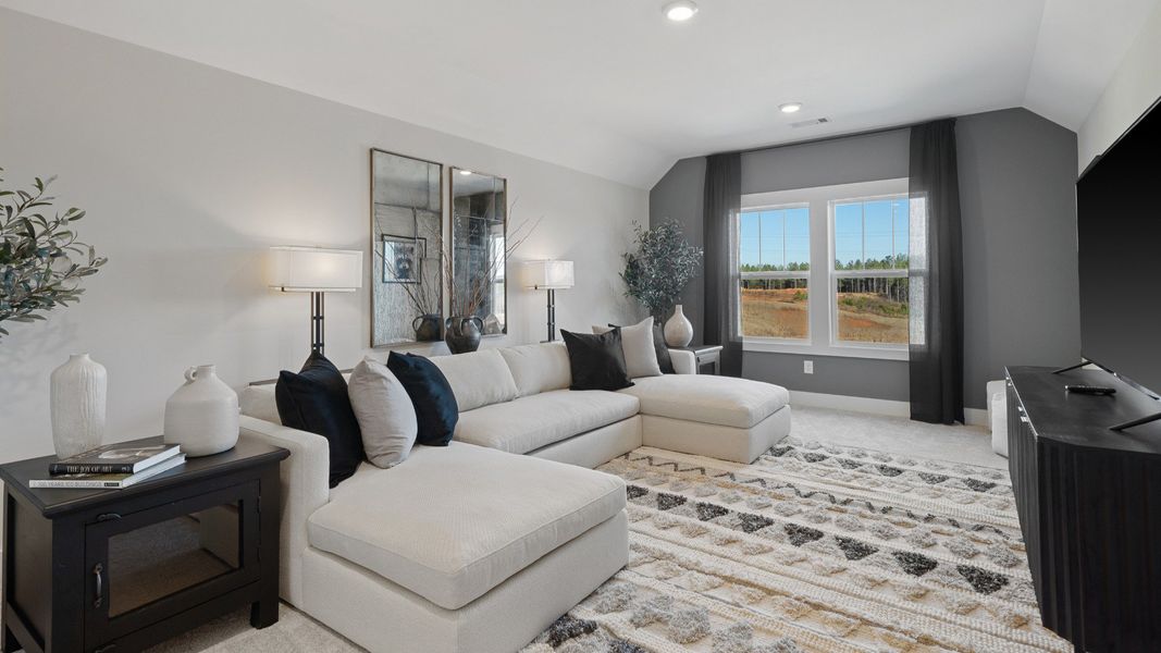 Representative furnished interior of a home built from the Cooper 3 by DRB Homes in Iris Meadows, Moore (Image 15).