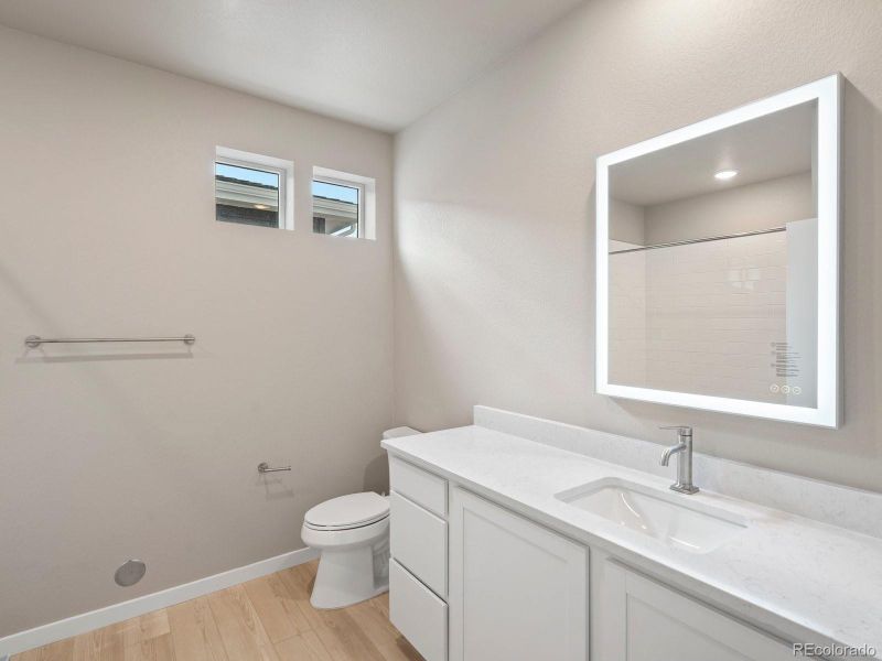 Furnished interior view inside a new home in Gateway Commons, Denver (Image 11).
