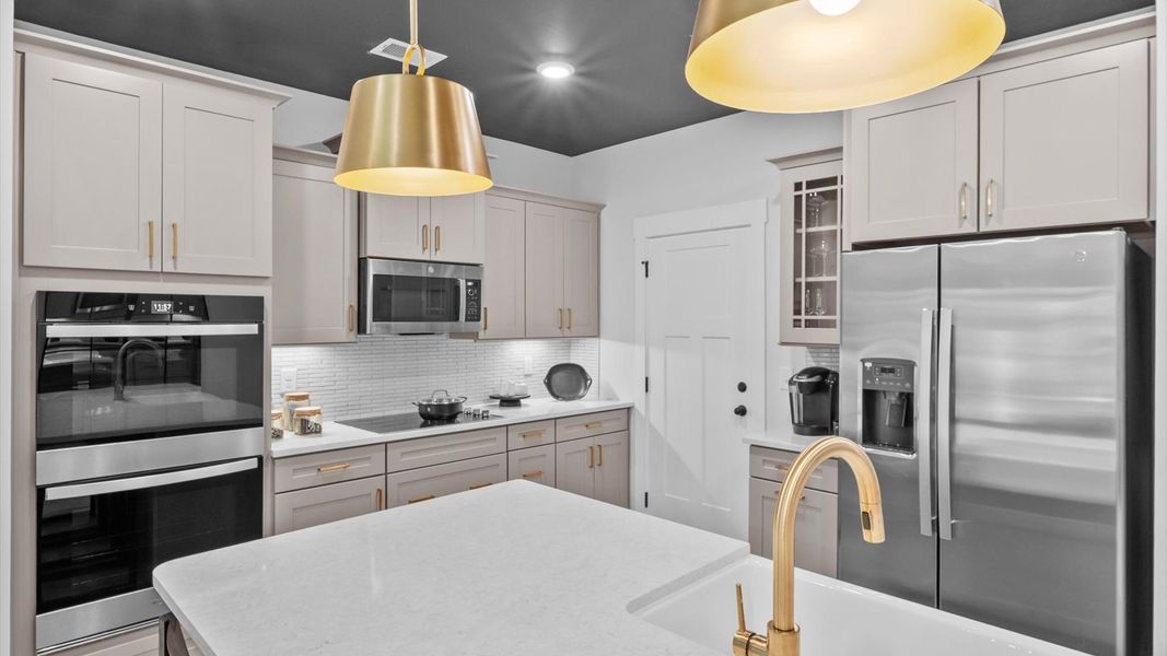 Representative furnished interior of a home built from the Lochlan by DRB Homes in Village at Midway, Anderson (Image 17).