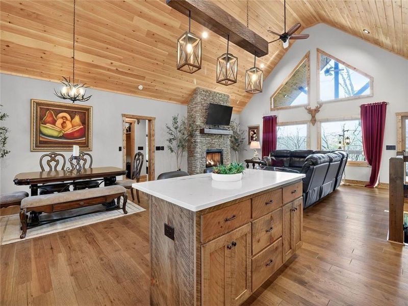 Furnished interior view inside a new home in , Ellijay (Image 71).