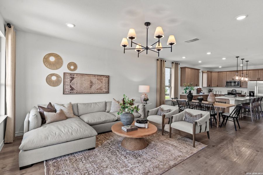 Furnished interior view inside a new home in Dove Song, Marion (Image 11).