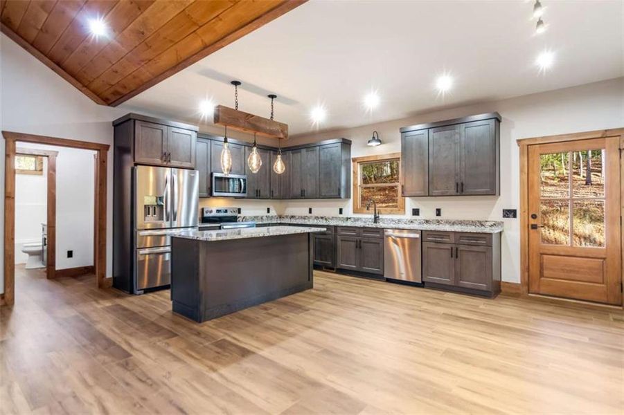 Furnished interior view inside a new home in , Ellijay (Image 17).
